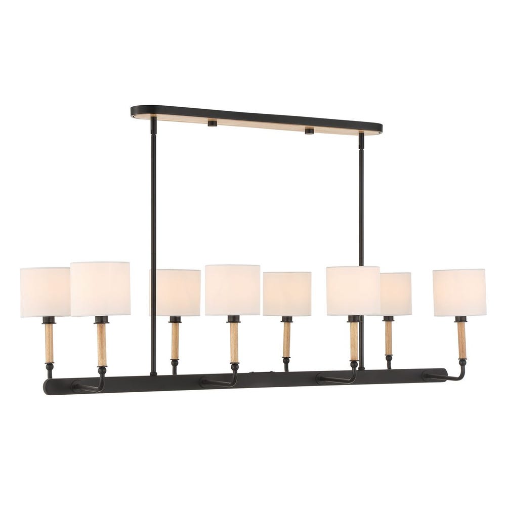 Modern Franconia 8 Light Linear Pendant Fixture