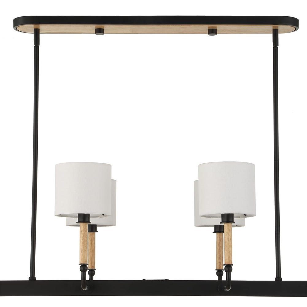 Modern Franconia 8 Light Linear Pendant Fixture