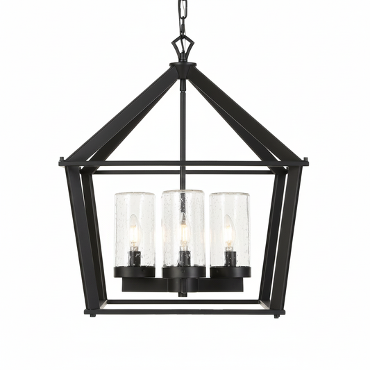Evanston 4-Light Indoor Outdoor Lantern Pendant