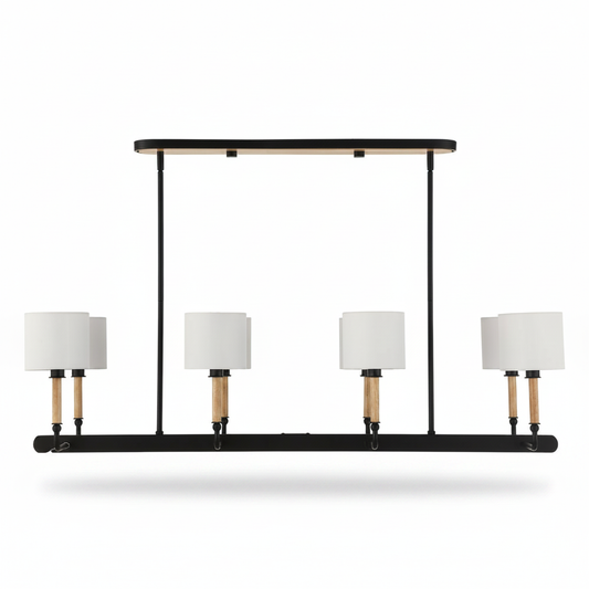 Modern Franconia 8 Light Linear Pendant Fixture