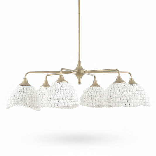 Aurelion Biddeford 6 Light Beaded Pendant